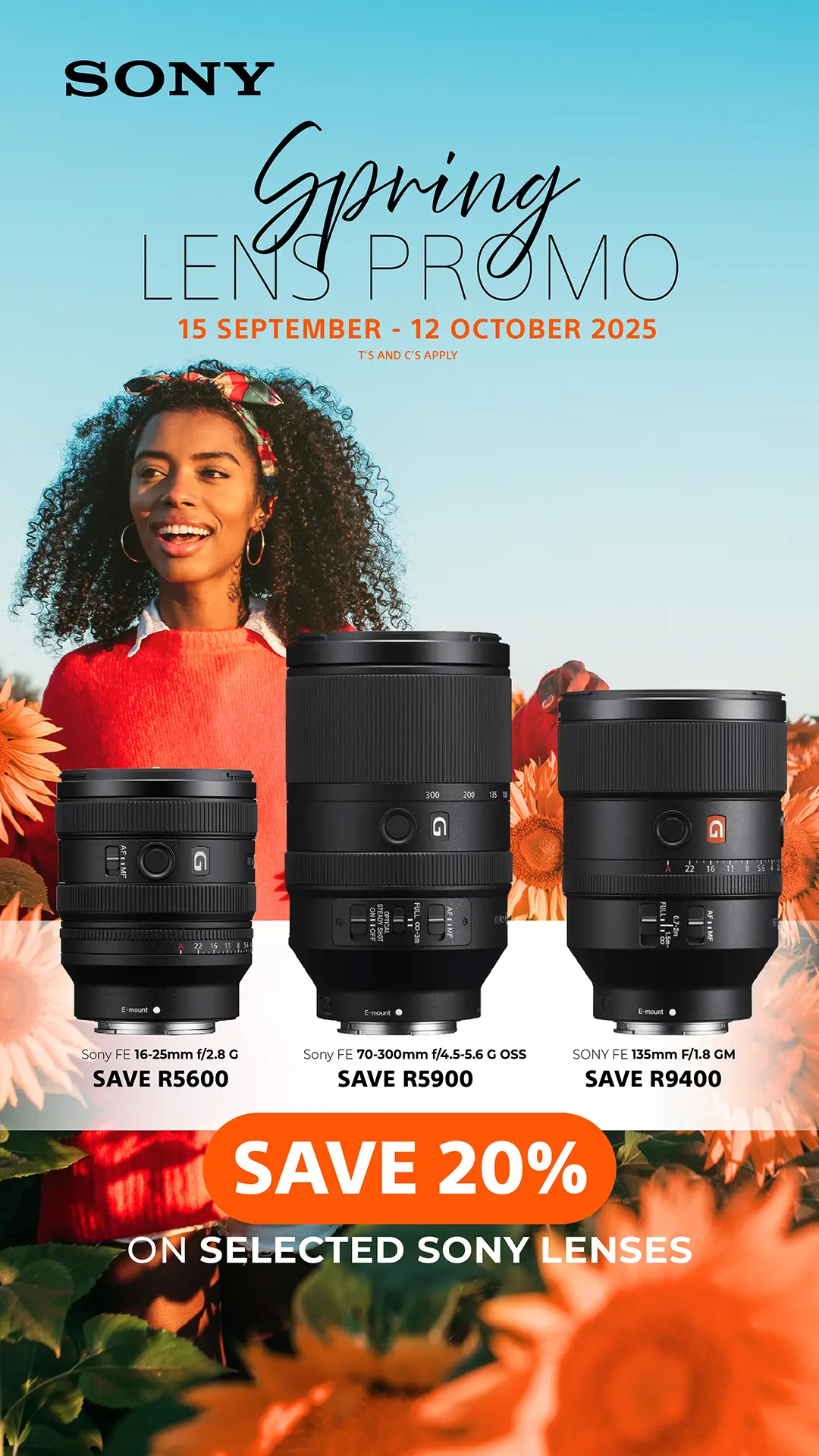 Sony Spring Lens Promo