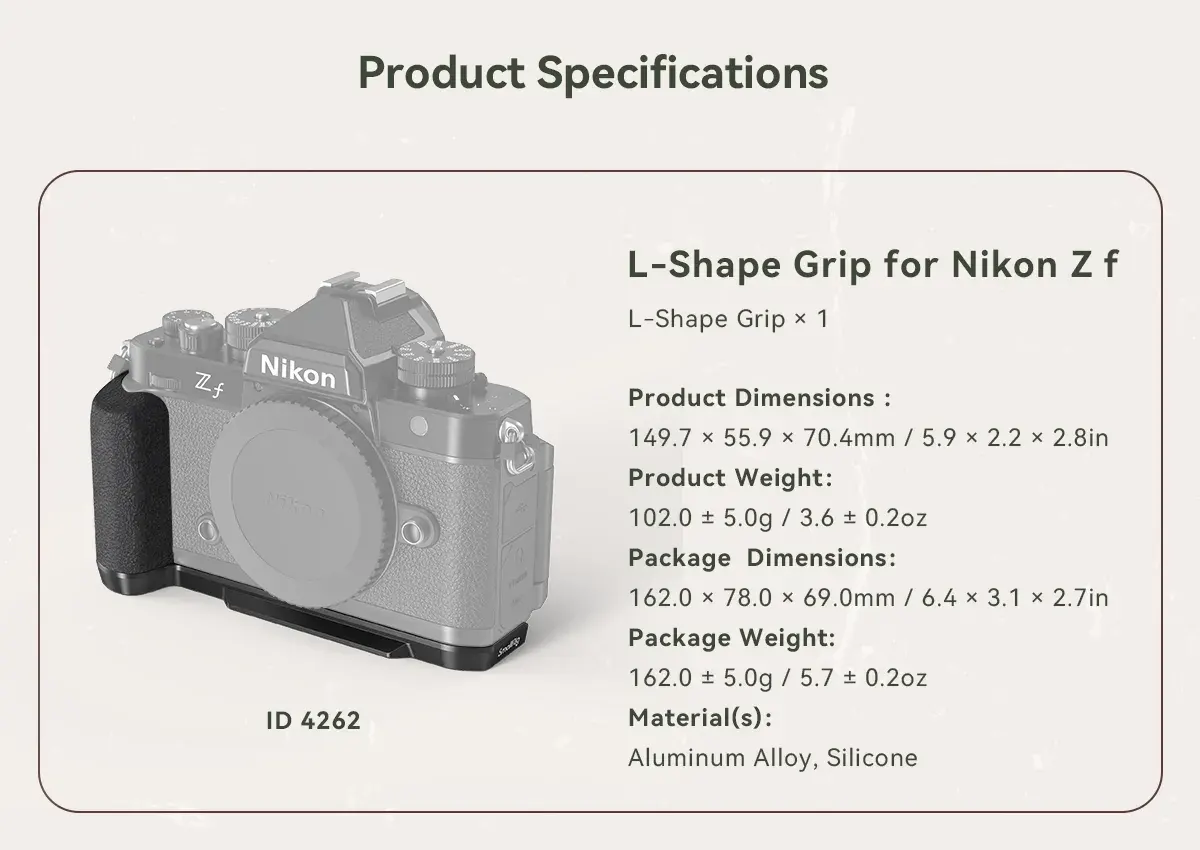 SmallRig L-Shape Handle for Nikon Z f