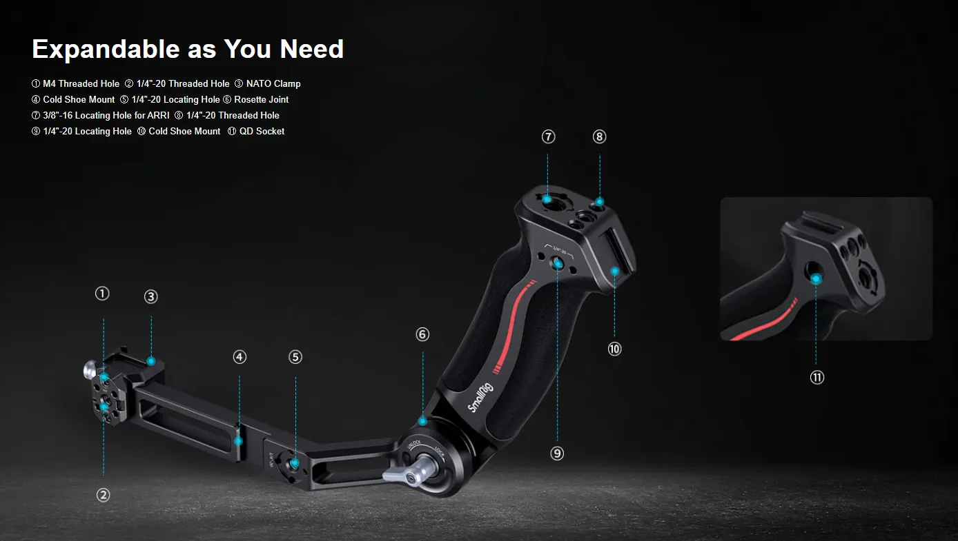 SmallRig Sling Handle for DJI RS 2 / RSC 2 / RS 3 / RS 3 Pro / RS 3 Mini