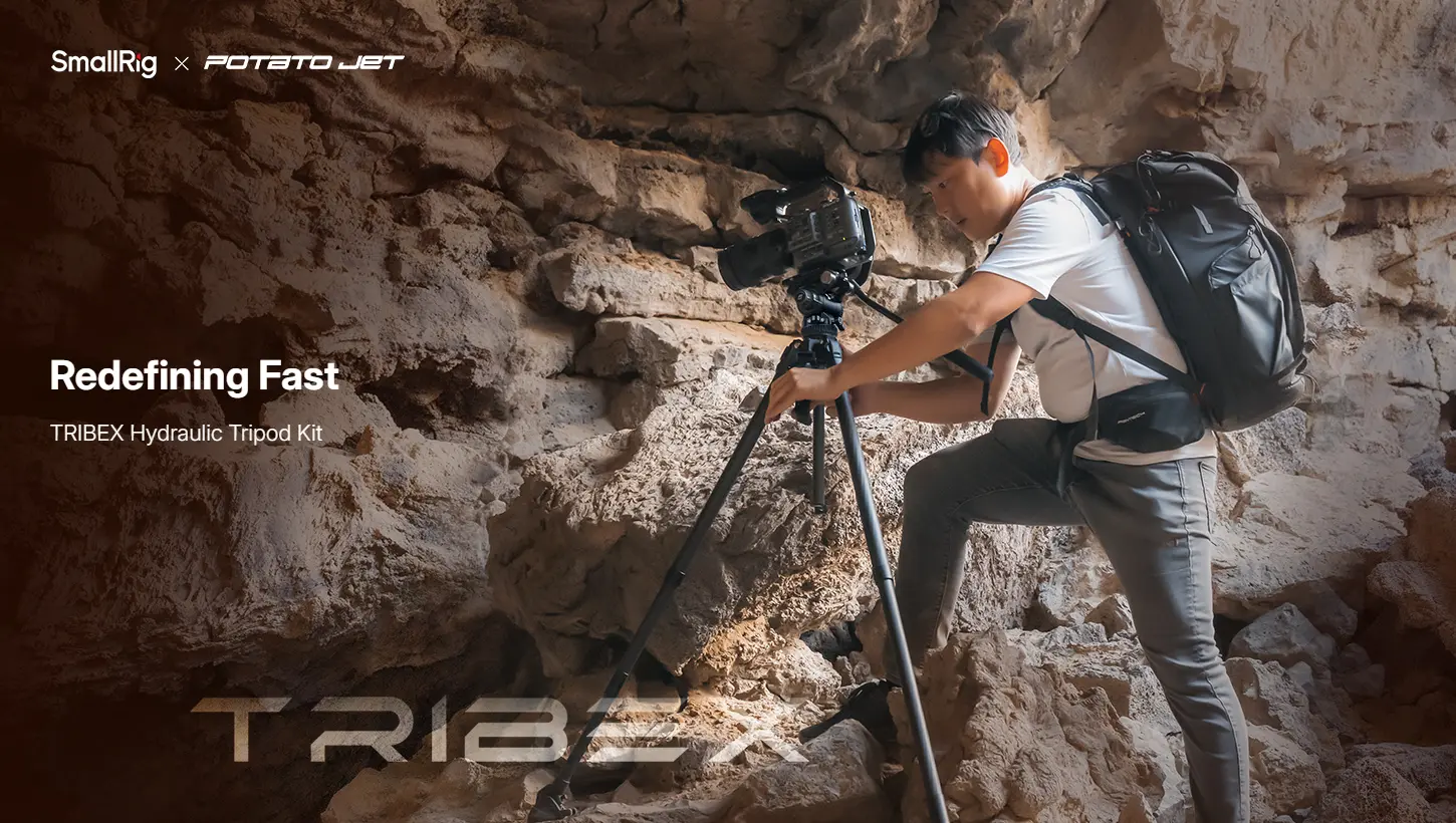 SmallRig x Potato Jet TRIBEX Hydraulic Carbon Fiber Tripod Kit