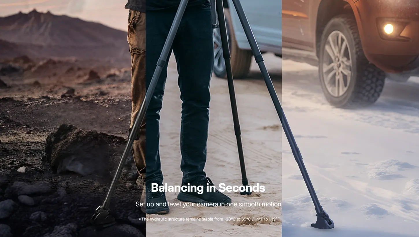 SmallRig x Potato Jet TRIBEX Hydraulic Carbon Fiber Tripod Kit