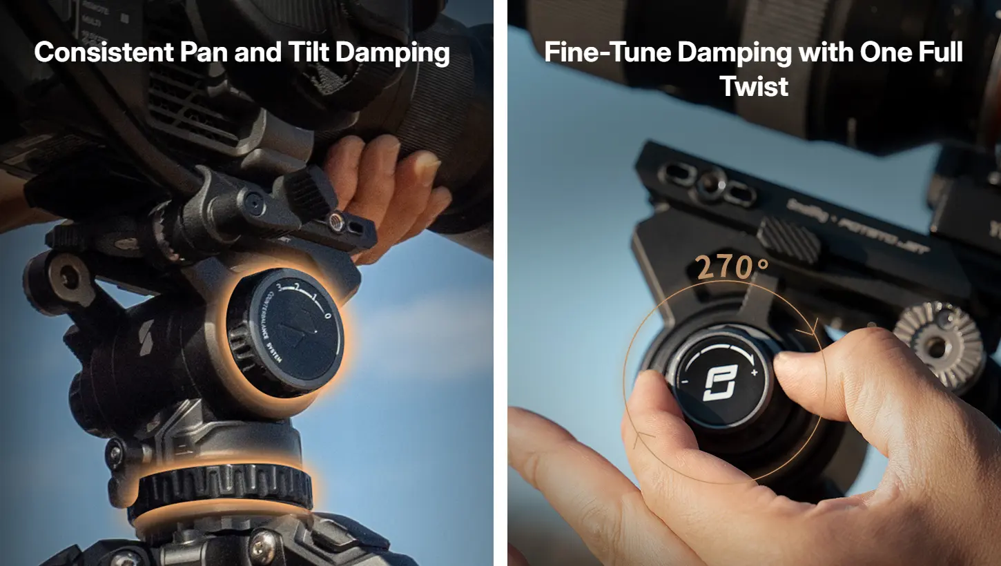 SmallRig x Potato Jet TRIBEX Hydraulic Carbon Fiber Tripod Kit