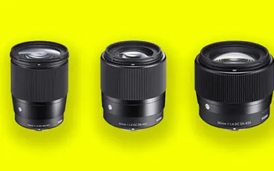 Sigma Announces Three New Prime Lenses for Canon EF-M Mount Cameras