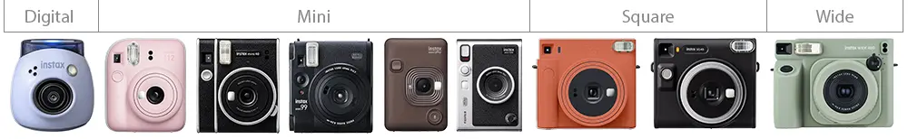 Fujifilm Instax Camera Range