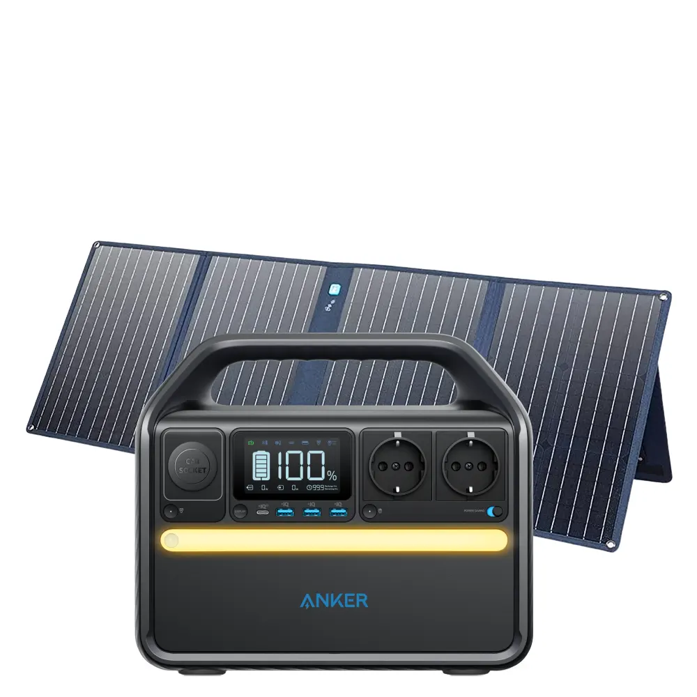 Anker PowerHouse 535 + Solar Panel 100W Bundle