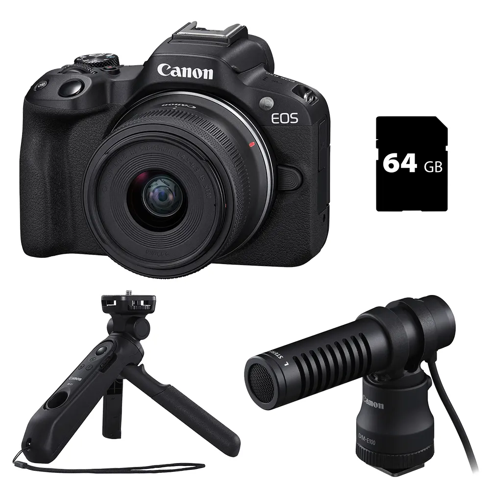 Canon EOS R50 + RFS 18-45mm Creator Kit