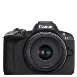 Canon EOS R50 Mirrorless Camera with 18-45mm f/4.5-6.3 IS STM Lens
