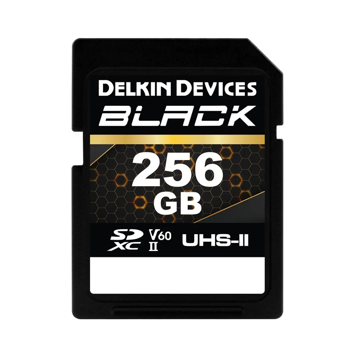 Delkin Devices 256gb BLACK UHS-II V60 SDXC Memory Card