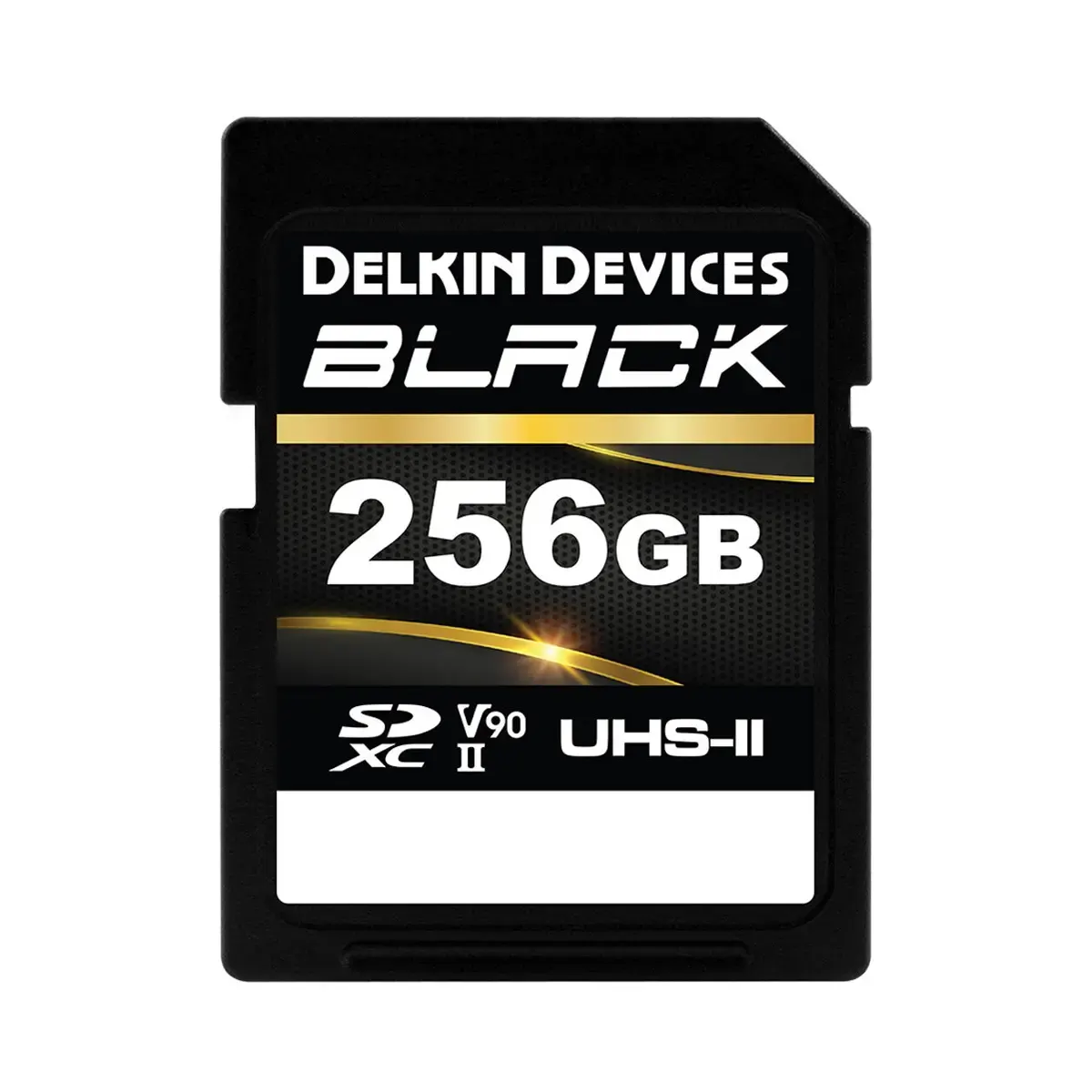 Delkin Devices 256gb BLACK UHS-II V90 SDXC Memory Card