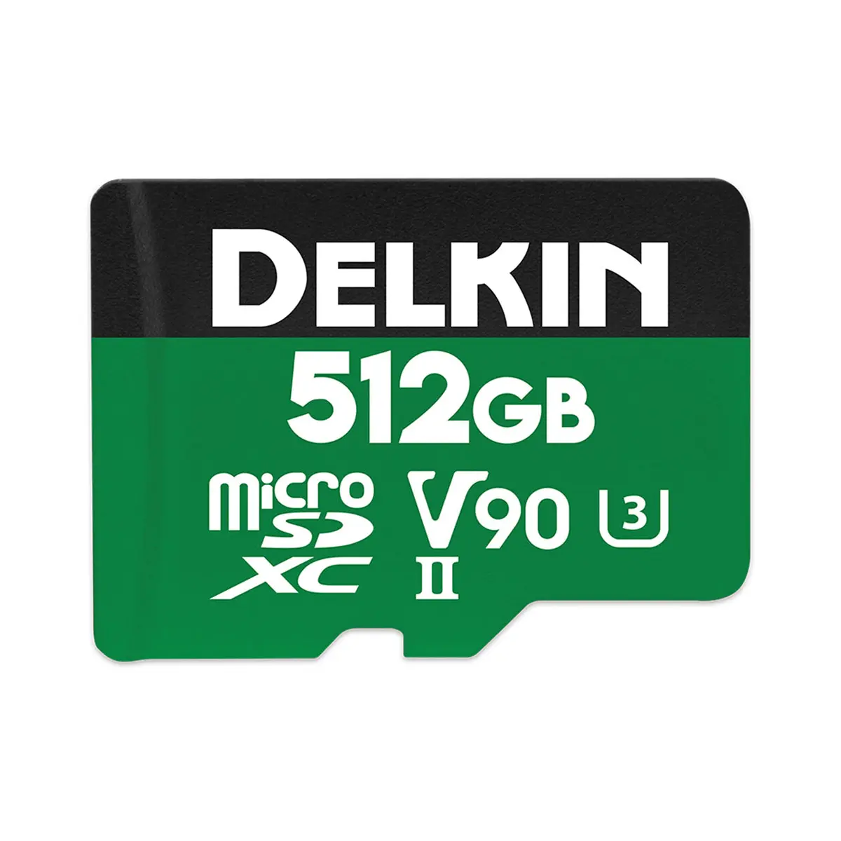 Delkin Devices 512gb POWER UHS-II microSDXC Memory Card with microSD Adapter