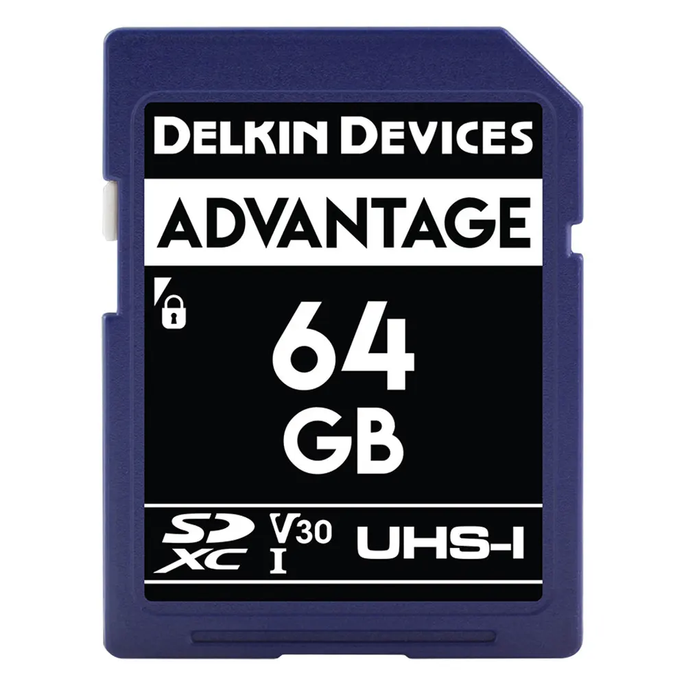 Delkin Devices 64gb Advantage SDXC UHS-I Memory Card