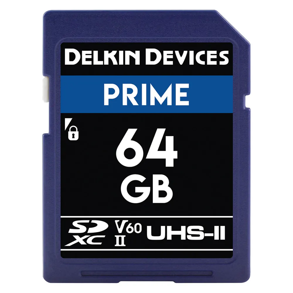 Delkin Devices 64gb Prime SDXC UHS-II Memory Card