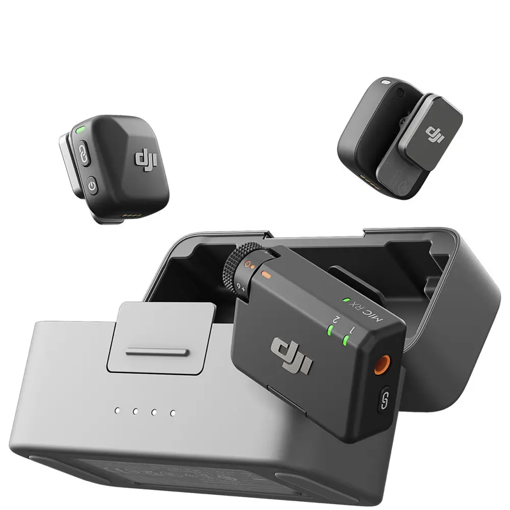 DJI Mic Mini 2-Person Compact Wireless Microphone System for Camera & Smartphone (2.4 GHz)