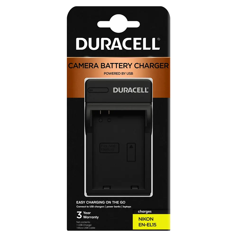Duracell Charger for Nikon EN-EL15 Battery