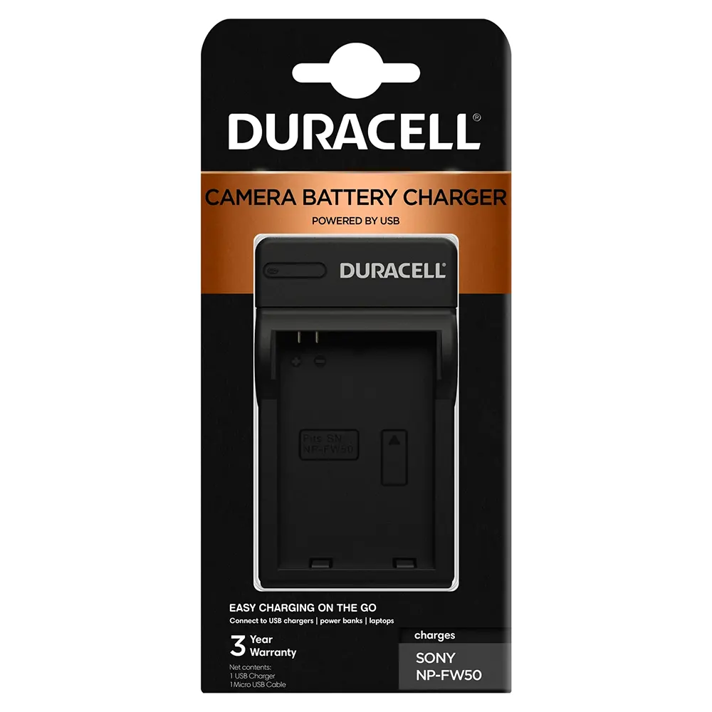 Duracell Charger for Sony NP-FW50 Battery