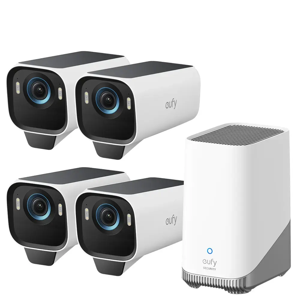 Eufy S3 Pro 4-Cam Kit with HomeBase 3