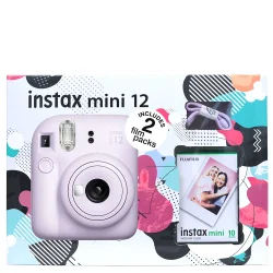 Fujifilm Instax Mini 12 Instant Camera Combo (Lilac Purple) - 2 Film Packs