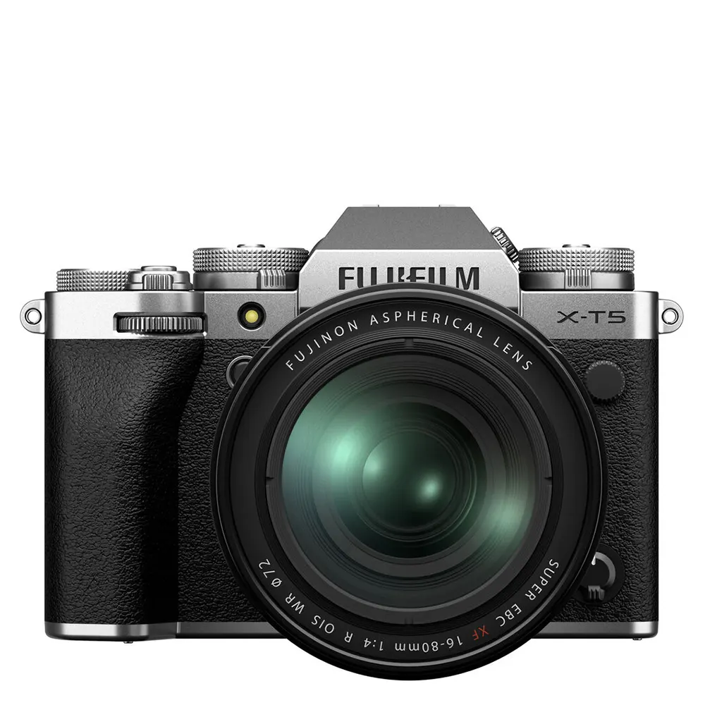 Fujifilm X-T5 Mirrorless Digital Camera with 16-80mm Lens (Silver)