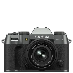 Fujifilm X-T50 Mirrorless Camera with XF 15-45mm f/3.5-5.6 OIS (Charcoal Silver)