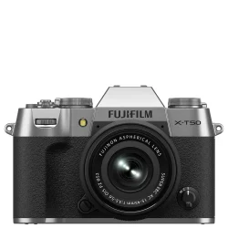 Fujifilm X-T50 Mirrorless Camera with XF 15-45mm f/3.5-5.6 OIS (Silver)