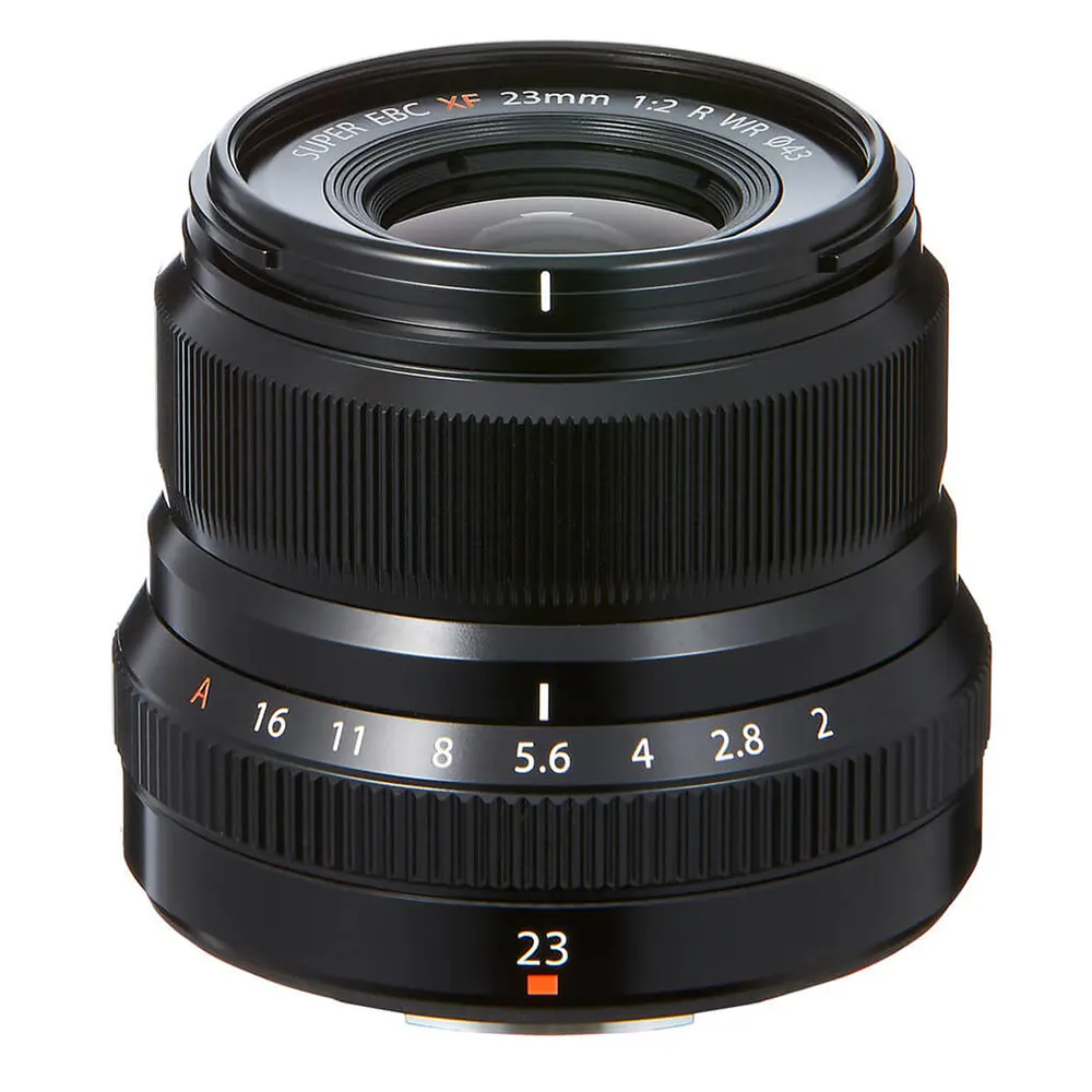 Fujifilm XF 23mm f/2 R WR Black Lens