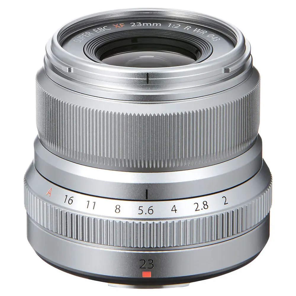 Fujifilm XF 23mm f/2 R WR Silver Lens
