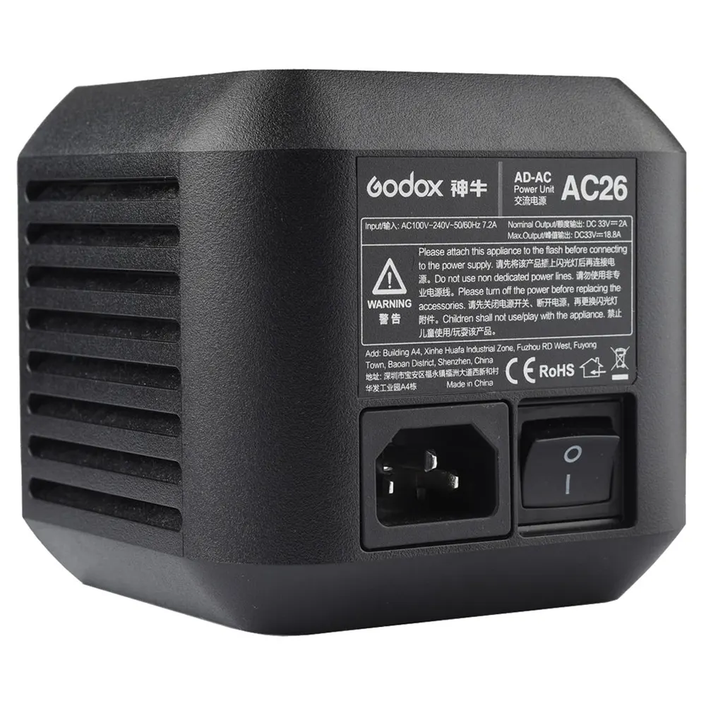 Godox AC 26 Adapter for AD600Pro Witstro Outdoor Flash