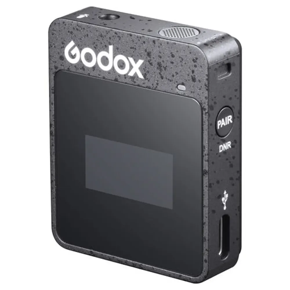 Godox MoveLink II M2 Compact 2-Person Wireless Microphone System for Cameras & Smartphones