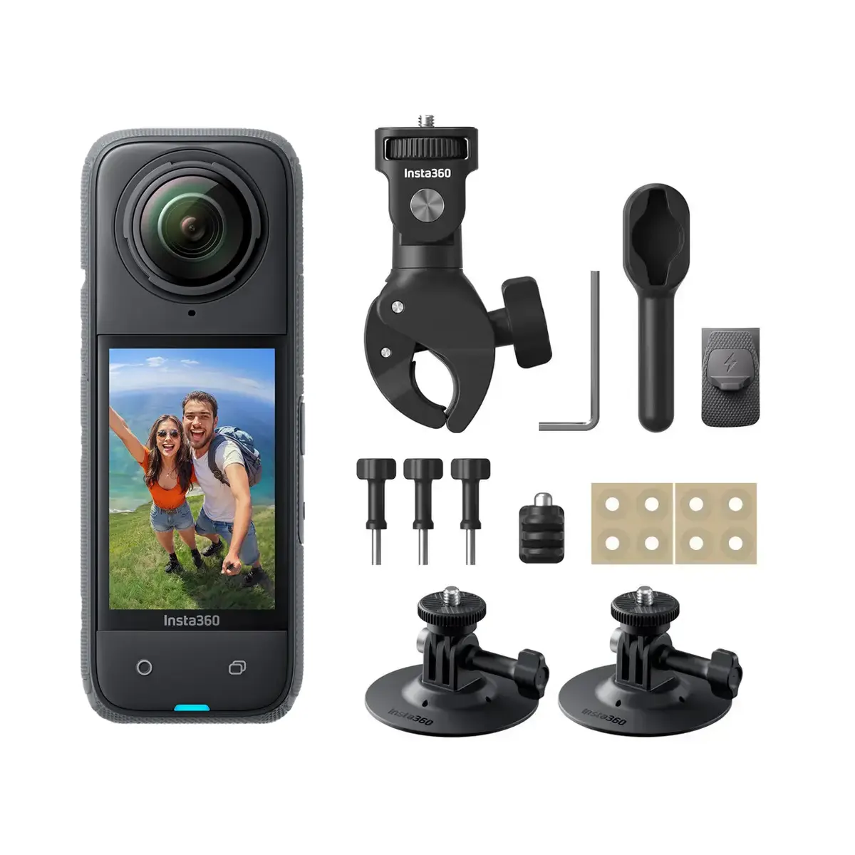 Insta360 X4 360° 8K Camera Motorcycle Bundle
