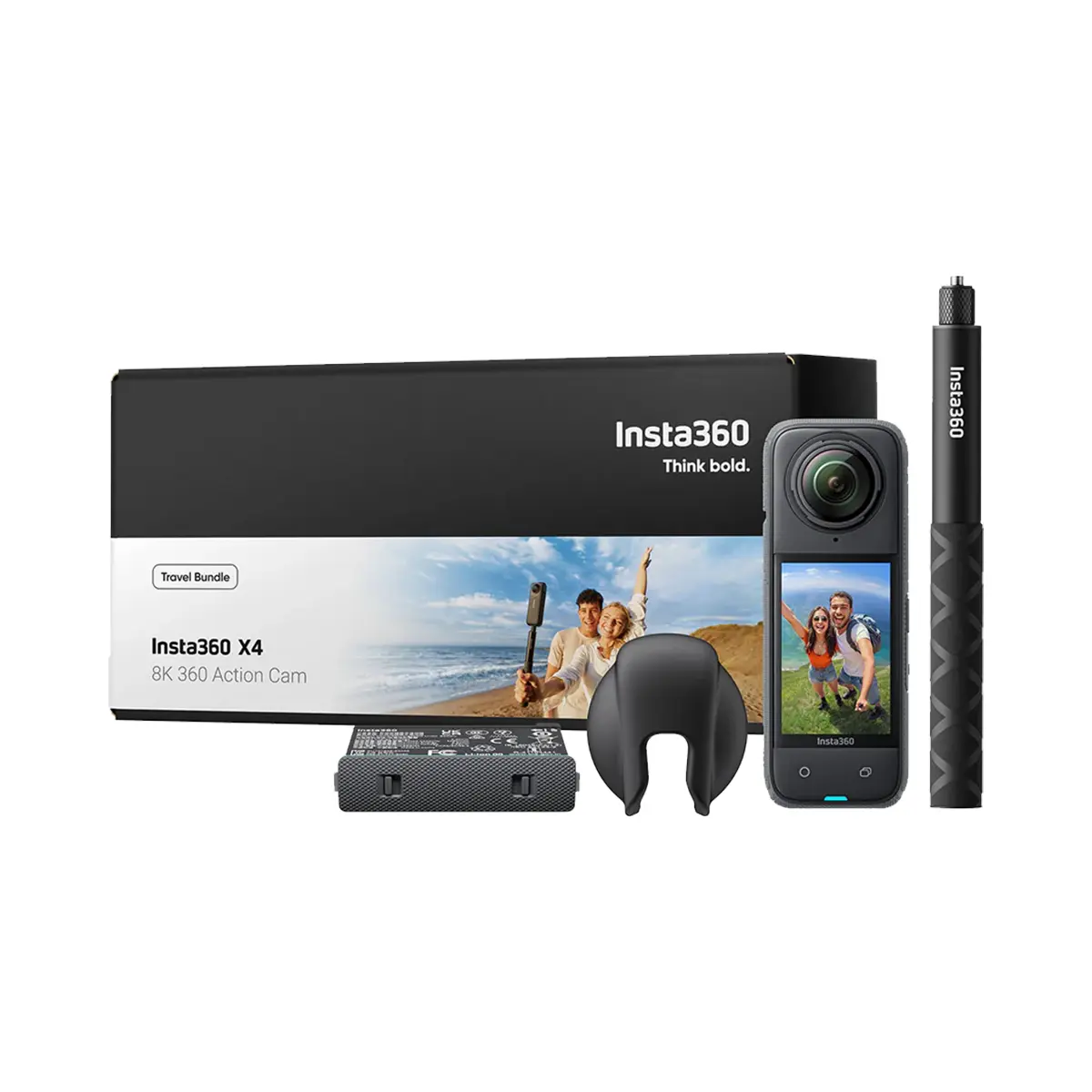 Insta360 X4 360° 8K Camera Travel Bundle
