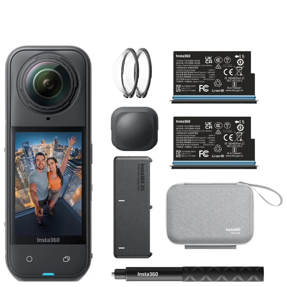 Insta360 X5 360° 8K Camera Essentials Bundle