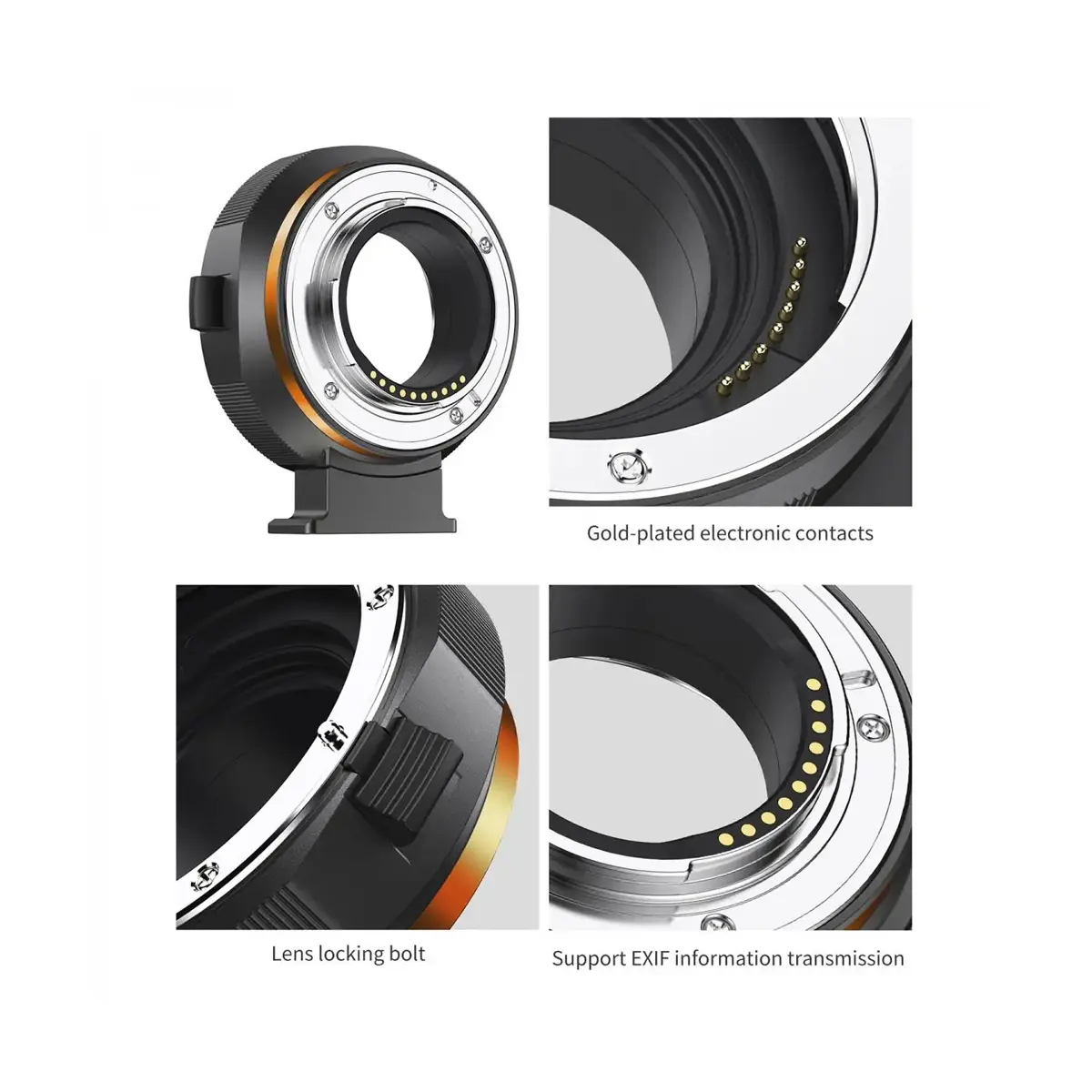 K&F Lens Adapter for Canon EF Lenses to Fujifilm X Mount Cameras