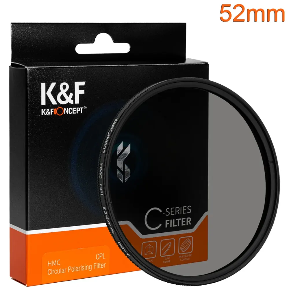 K&F 52mm Circular Polarising Filter CPL