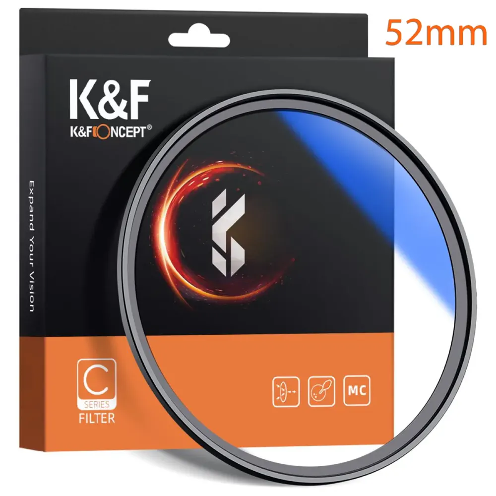 K&F 52mm UV Filter - Classic Slim with Multi Coat