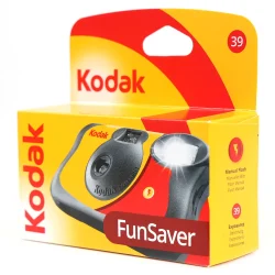 Kodak 35mm FunSaver One-Time-Use Disposable Camera (ISO-800) with Flash (39 Exposures)