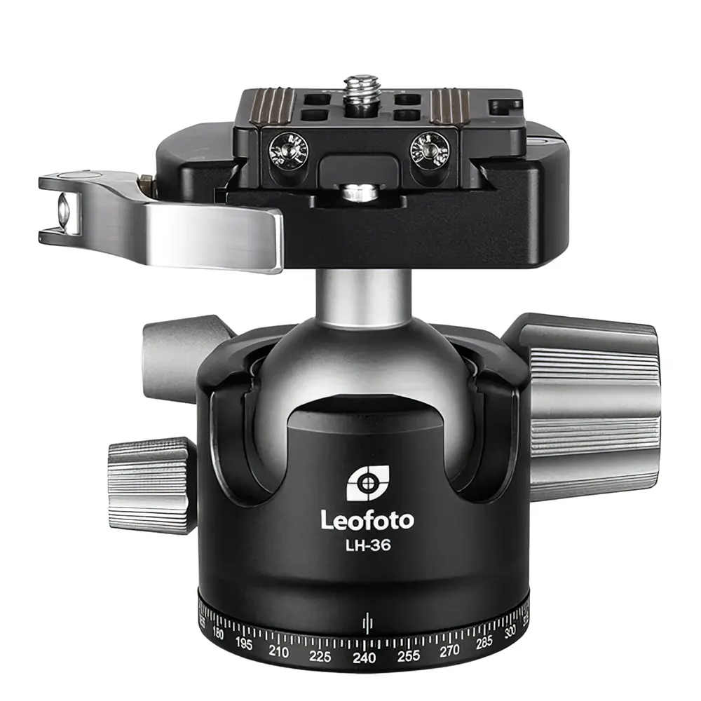 Leofoto LH-36 + Lever Release Clamp Tripod Head
