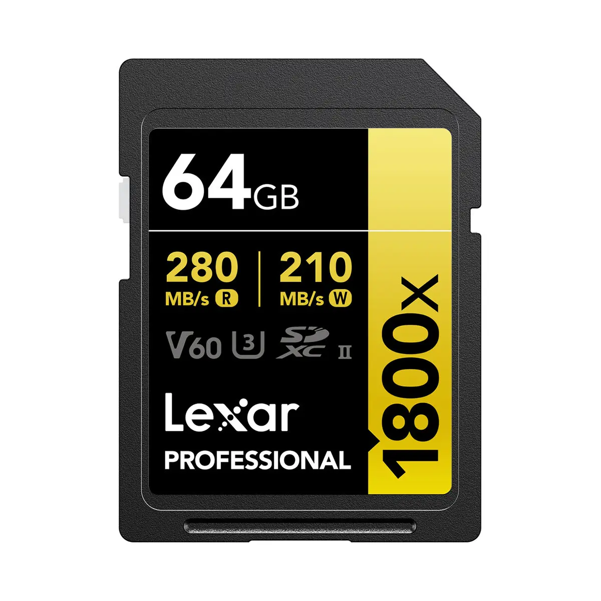 Lexar 64GB SD Gold 1800x Memory Card
