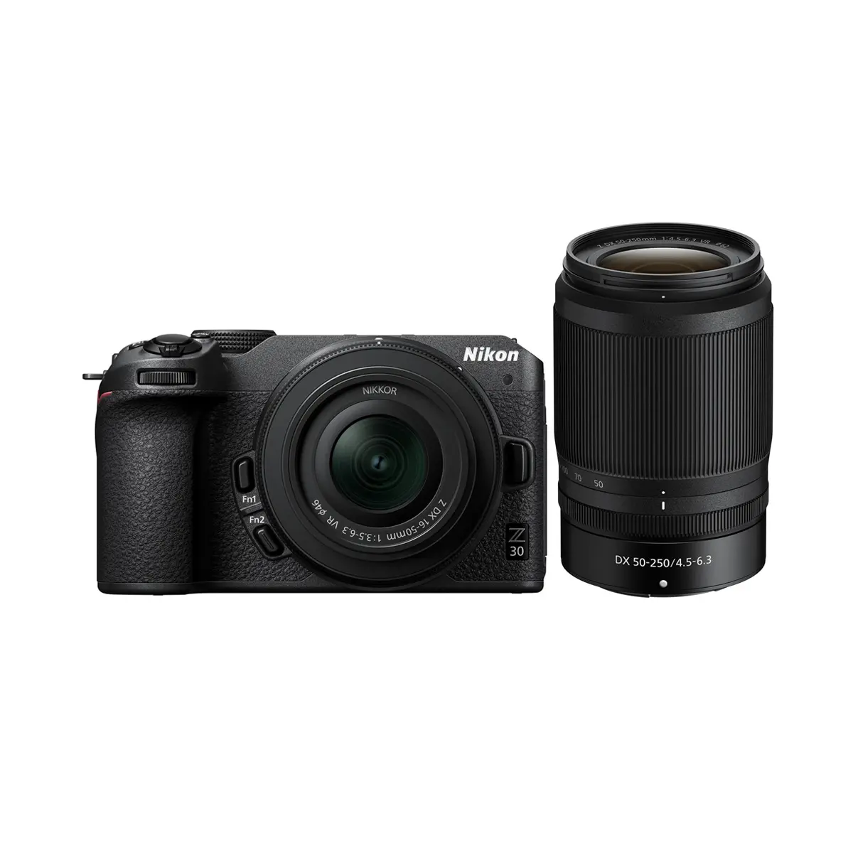 Nikon Z30 Mirrorless Digital Camera + 16-50mm f/3.5-6.3 VR DX + 50-250mm f/4.5-6.3 VR DX