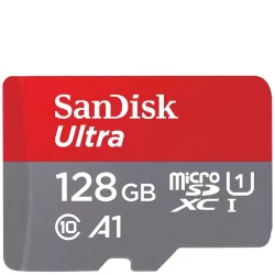 SanDisk 128GB Ultra UHS-I microSDHC Memory Card - SDSQUAB-128G-GN6MN