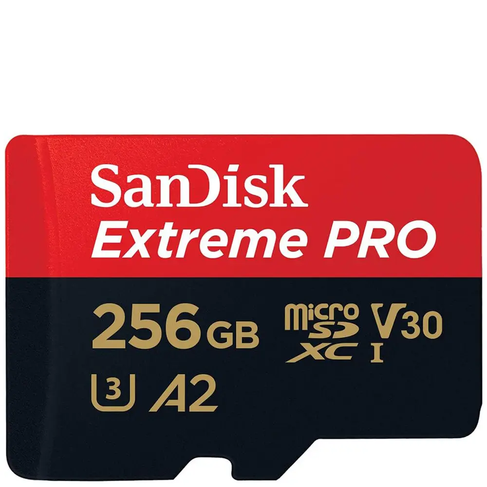 SanDisk 256GB Extreme PRO 200MB/s UHS-I microSDXC Memory Card - SDSQXCD-256G-GN6MA