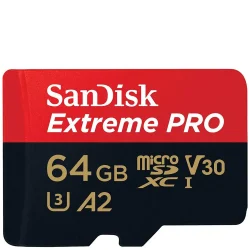 SanDisk 64GB Extreme PRO 200MB/s UHS-I microSDXC Memory Card - SDSQXCU-064G-GN6MA