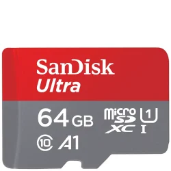 SanDisk 64GB Ultra UHS-I microSDHC Memory Card - SDSQUAB-064G-GN6MN