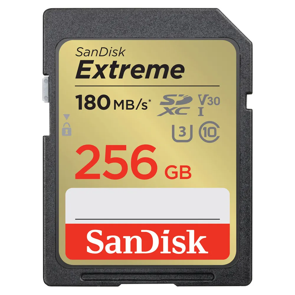 SanDisk Extreme 256Gb Memory Card