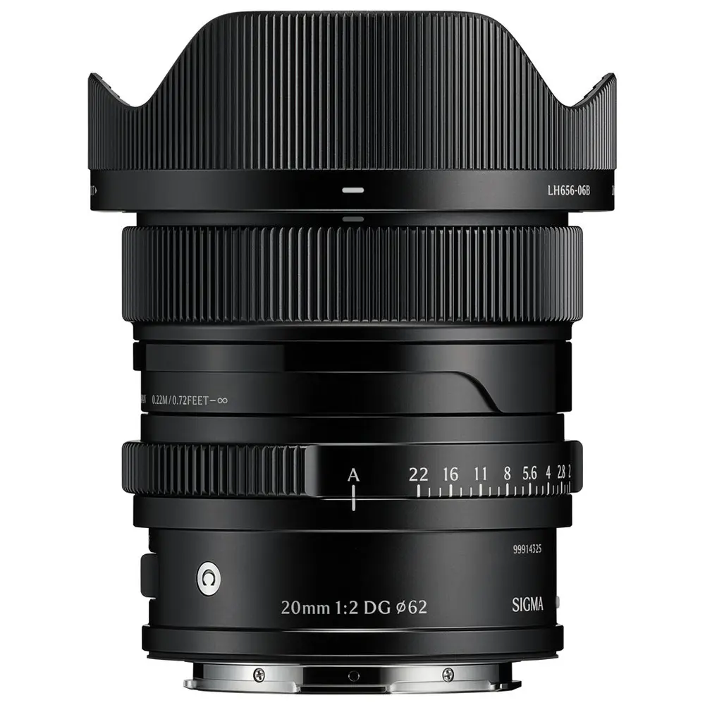 Sigma 20mm f/2 DG F/L Mount Contemporary Lens (Black Edition)