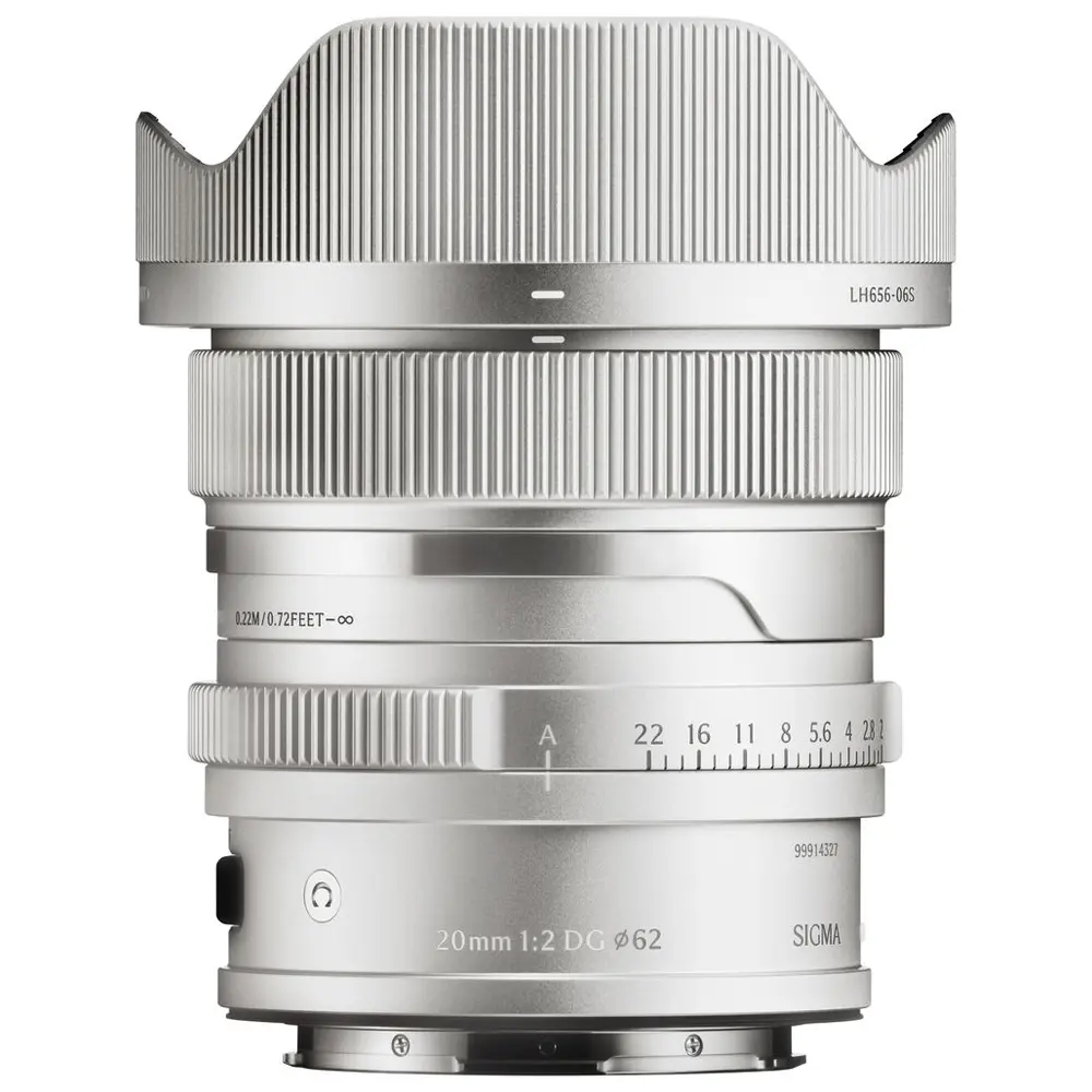 Sigma 20mm f/2 DG F/L Mount Contemporary Lens (Silver Edition)
