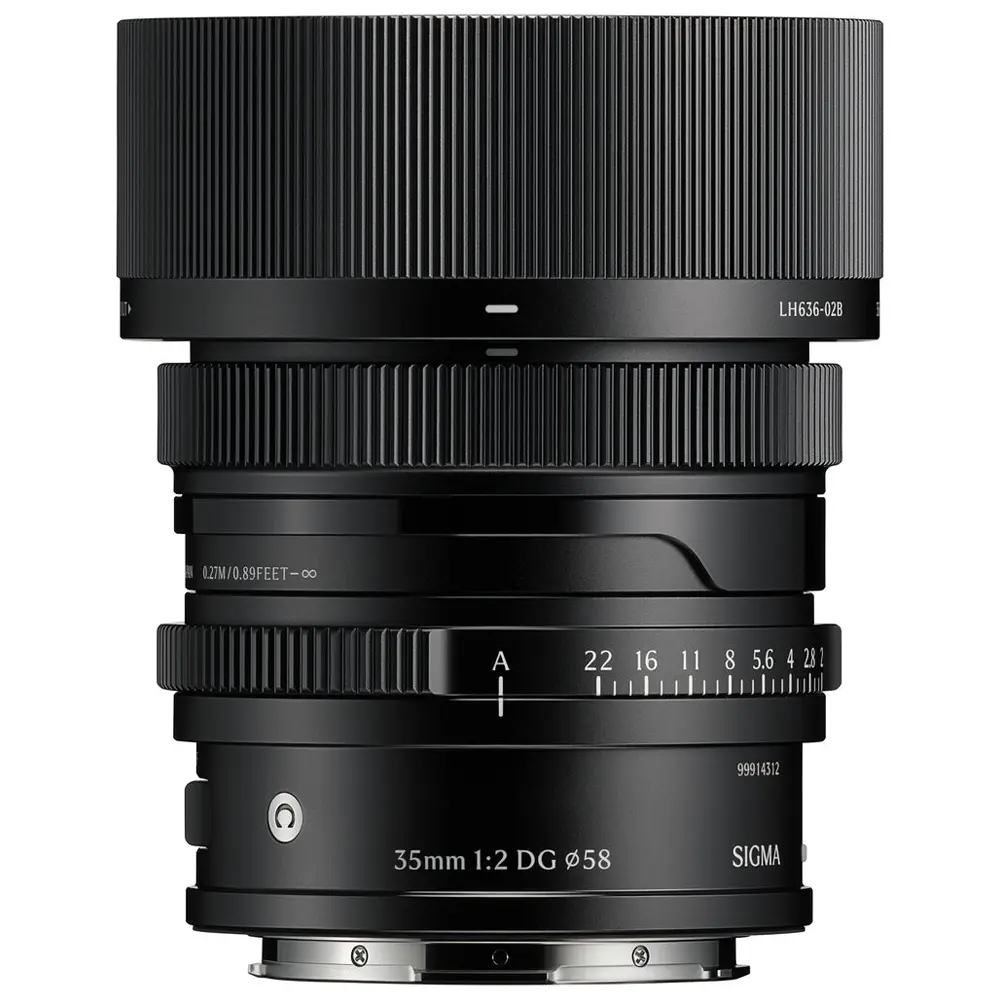 Sigma 35mm f/2 DG F/L Mount Contemporary Lens (Black Edition)