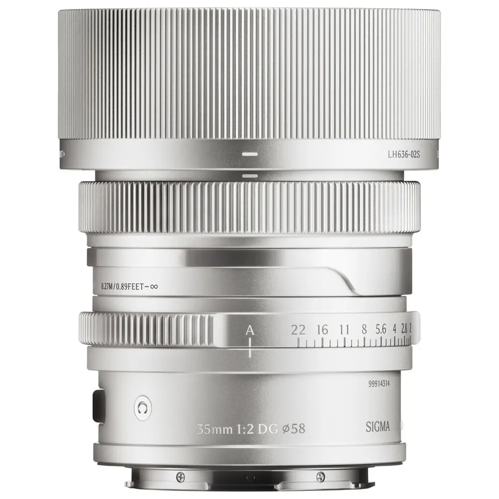 Sigma 35mm f/2 DG F/L Mount Contemporary Lens (Silver Edition)