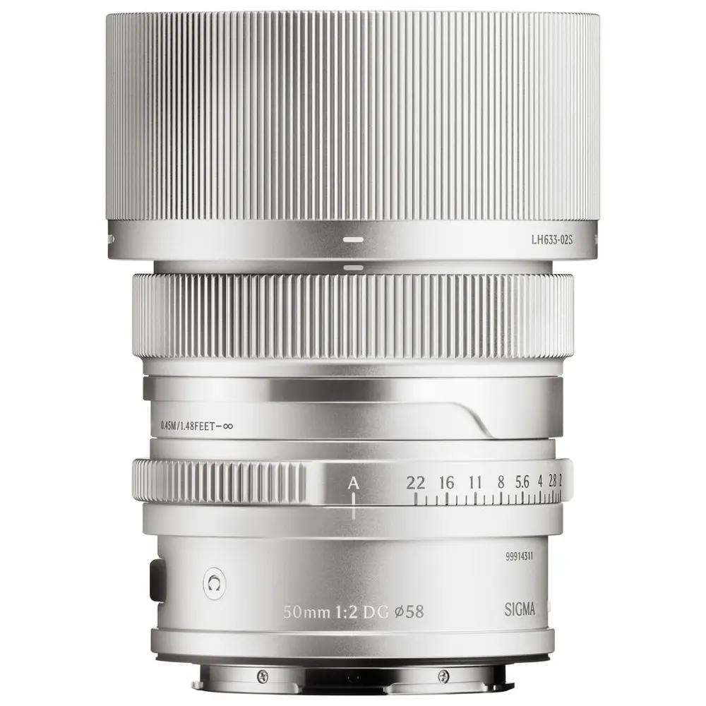 Sigma 50mm f/2 DG F/L Mount Contemporary Lens (Silver Edition)