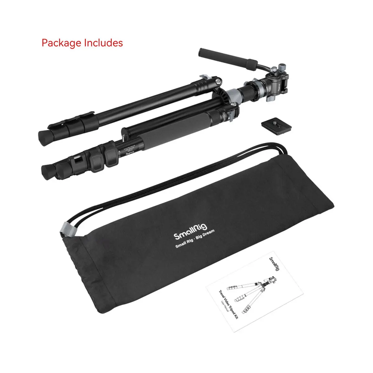 SmallRig Travel Video Tripod Kit