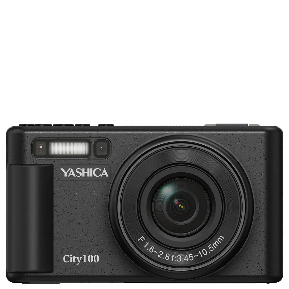 Yashica City 100 Compact Digital Camera (Black)